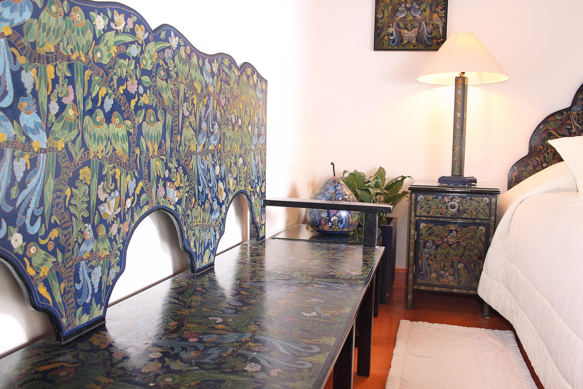 Hotel Boutique La Casa Azul Cuernavaca Bagian luar foto
