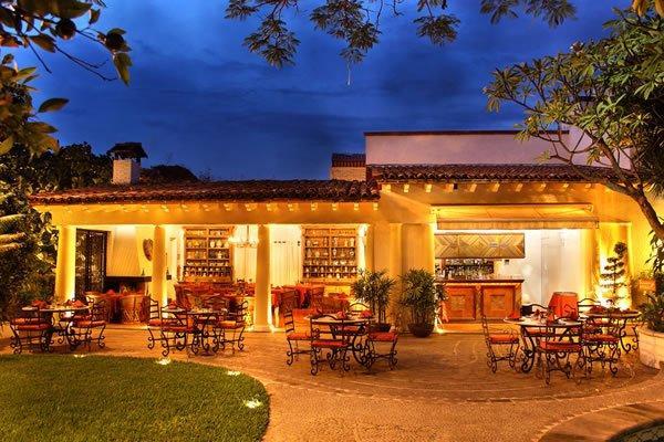 Hotel Boutique La Casa Azul Cuernavaca Restoran foto